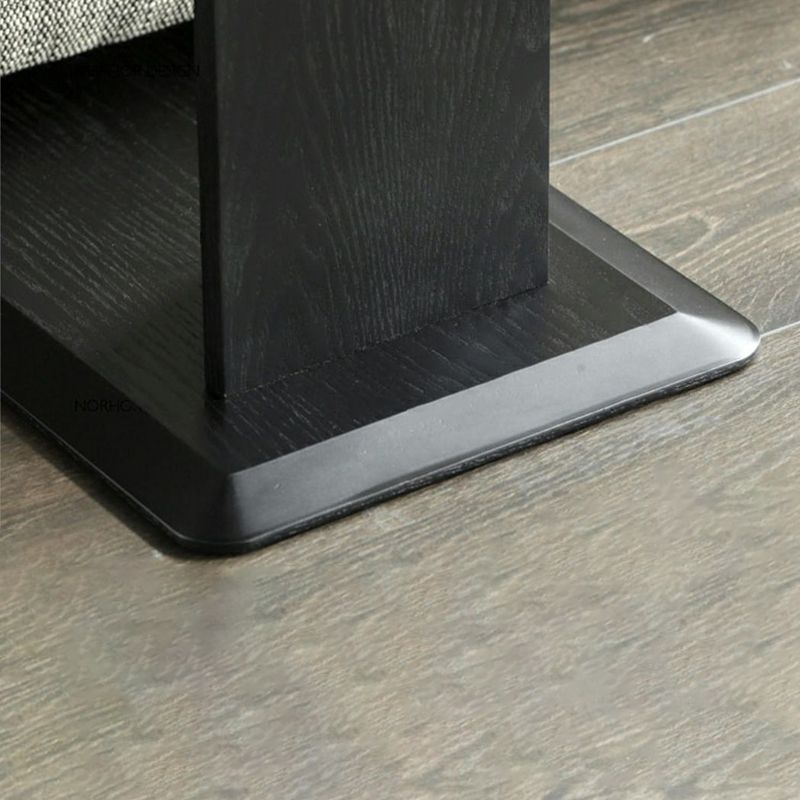 Modern Accent Side Table Wood Square Pedestal Side Table for Living Room