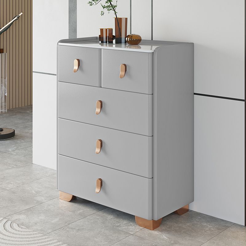 Stone Dresser Classic Glam Storage Chest Dresser with 4/5/6/7/8 Drawers