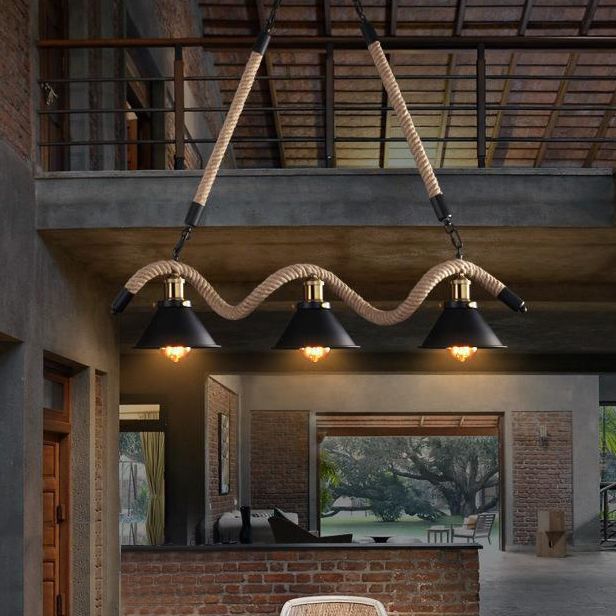 Industrial Hanging Ceiling Light Metal Pendant Lighting Fixtures for Dining Room