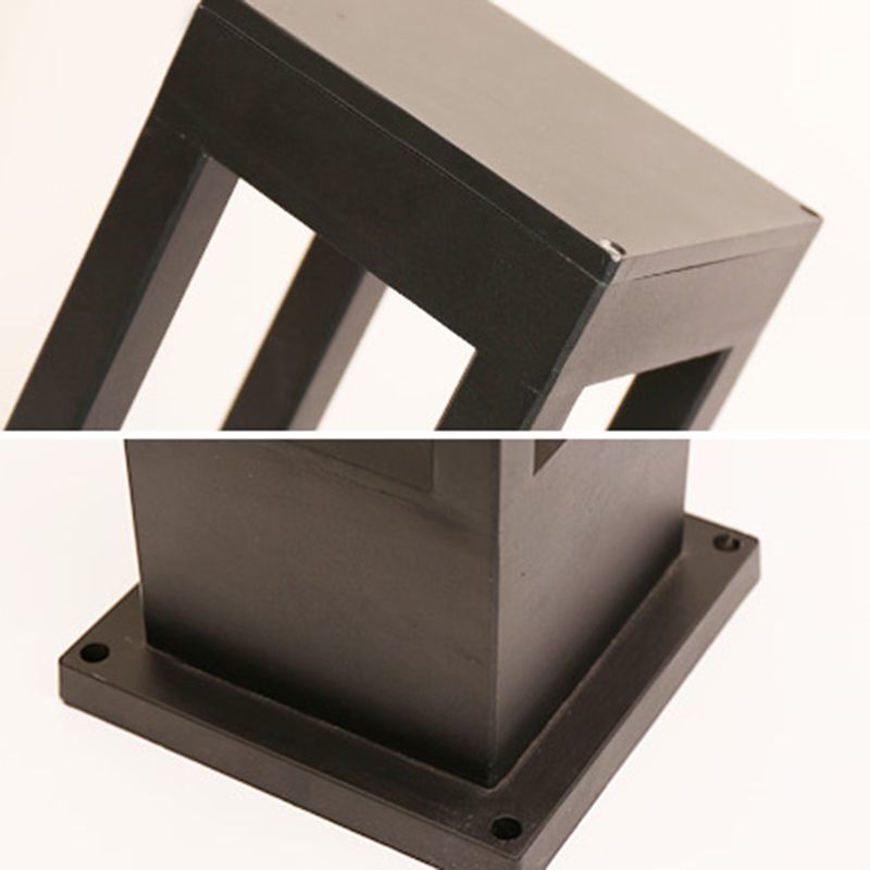 Nordic Style Aluminum Pillar Lamp Geometry Shape Pillar Light for Outdoor