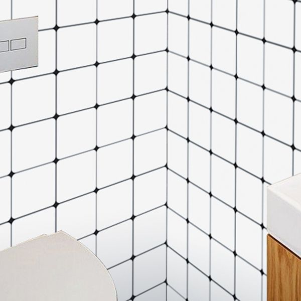 Square Peel and Stick Backsplash Tile PVC Peel and Stick Tile for Kitchen