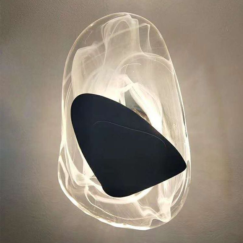 Einzigartiger Schatten 1-Licht-Wandleuchter moderner Kristallwandmontageleuchte