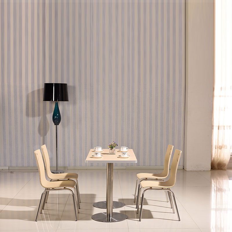 Contemporary Outdoor Chair Wood and Metal Patio Dining Chair