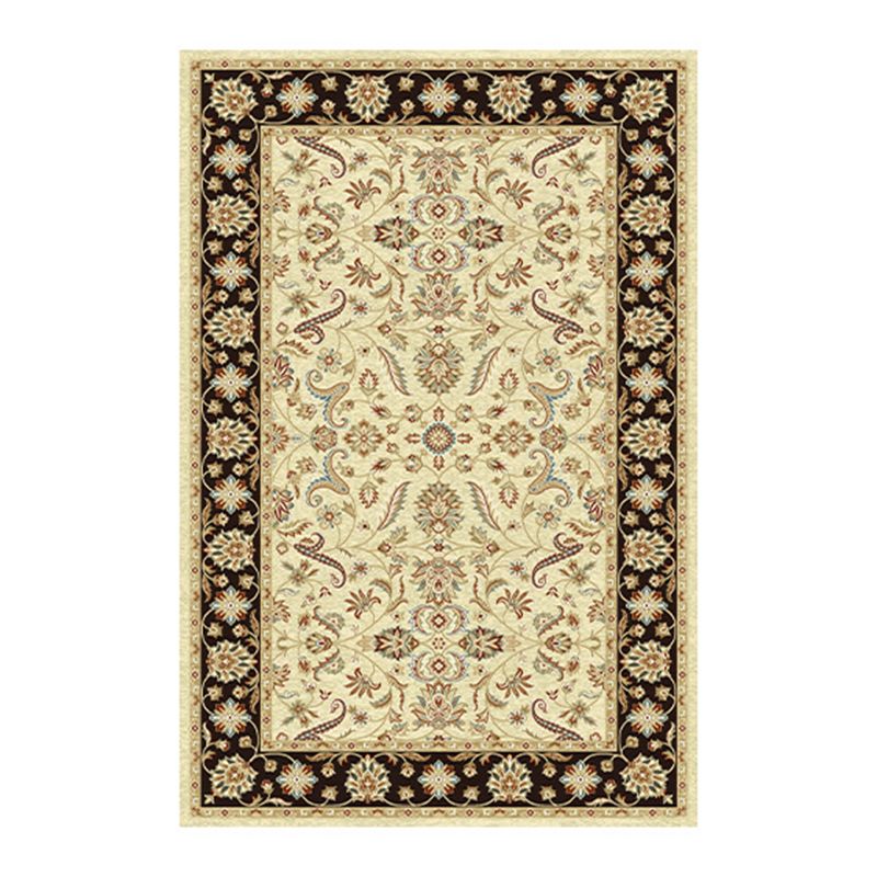 Wine Red 3D Printing Rug Polyester Modern Area Rug Stain Resistant Rug for Living Room