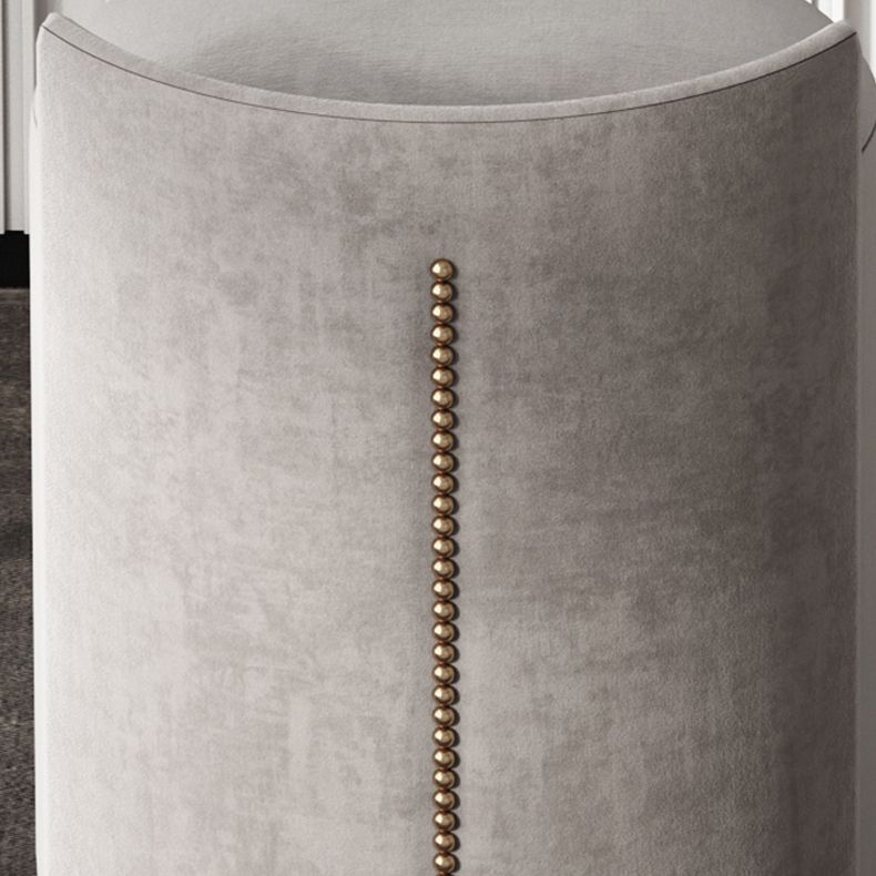 Glam Wood Vanity Dressing Table Gray Vanity Makeup Table Set with Drawer