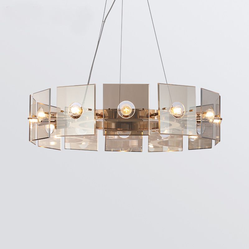 Glass Hanging Pendant Lights Contemporary Hanging Lamps for Living Room