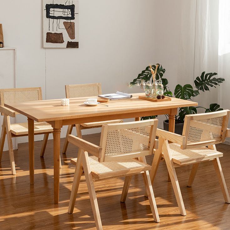 Modern Kitchen Side Dining Chairs Oak Wood Side Chairs for Home