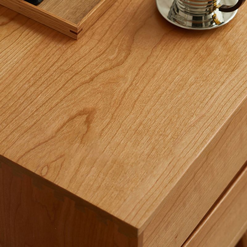 Modern Style Solid Wood Sideboard Cabinet with Cabinets and Drawers