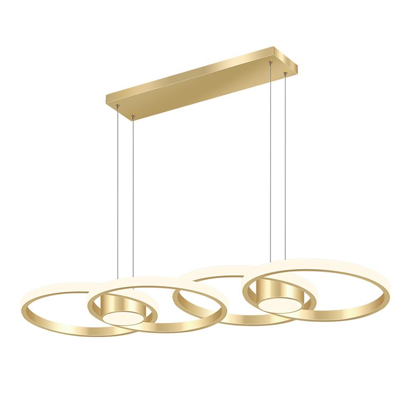 Minimalismo contemporaneo Caratteristico Stile nordico LED Isola sospesa Luce a ciondolo per sala da pranzo