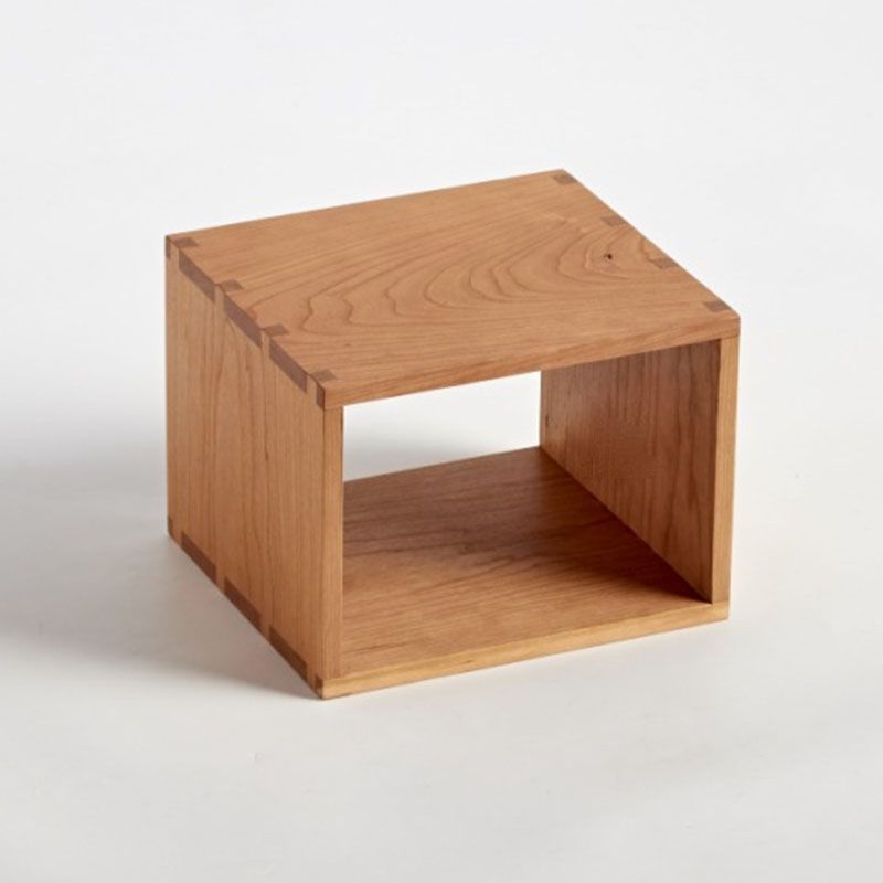 Open Back Bookshelf Modern Style Solid Wood Bookcase for Office