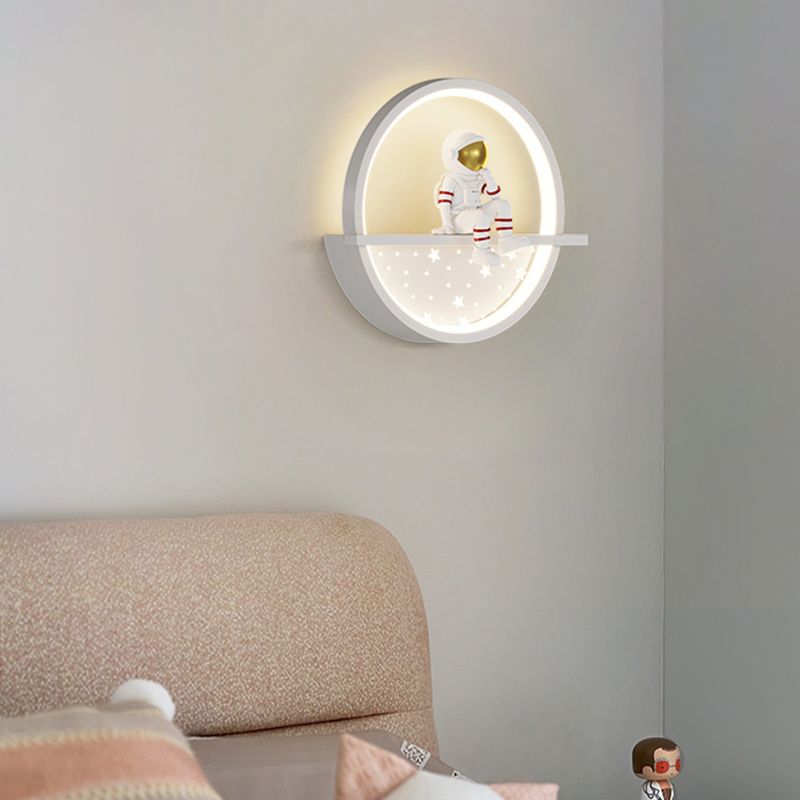 Simple LED Wall Mount Light Modern Style Wall Light with Acrylic Shade for Bedroom