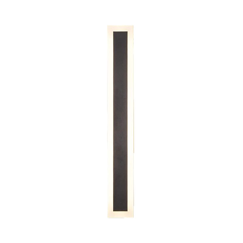 Strip Shape LED Wall Mount Light Modern Style Wall Light with Acrylic Shade for Outdoor