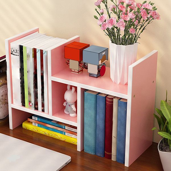 Modern Style 17.8"H Bookshelf Open Back Wood Bookcase for Home Office