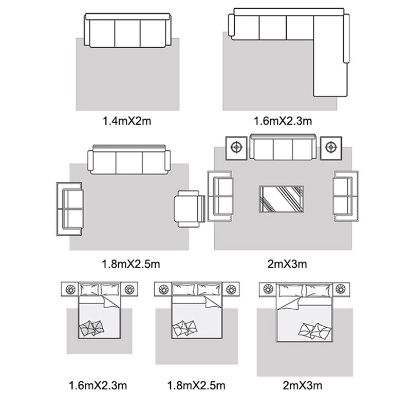 Modern Watercolor PVC Carpet Area Rug Washable Living Room Carpet with Non-SlipBacking