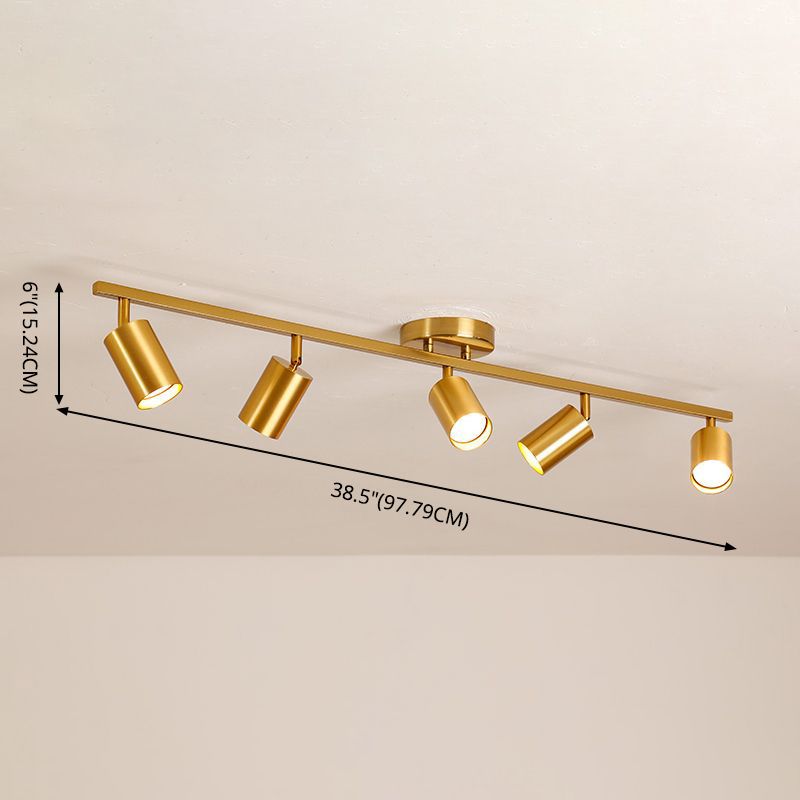 Nordic Ceiling Track Lighting Household Surface Mounted Downlight for Living Room Background Wall Cloakroom and Commercial Shop