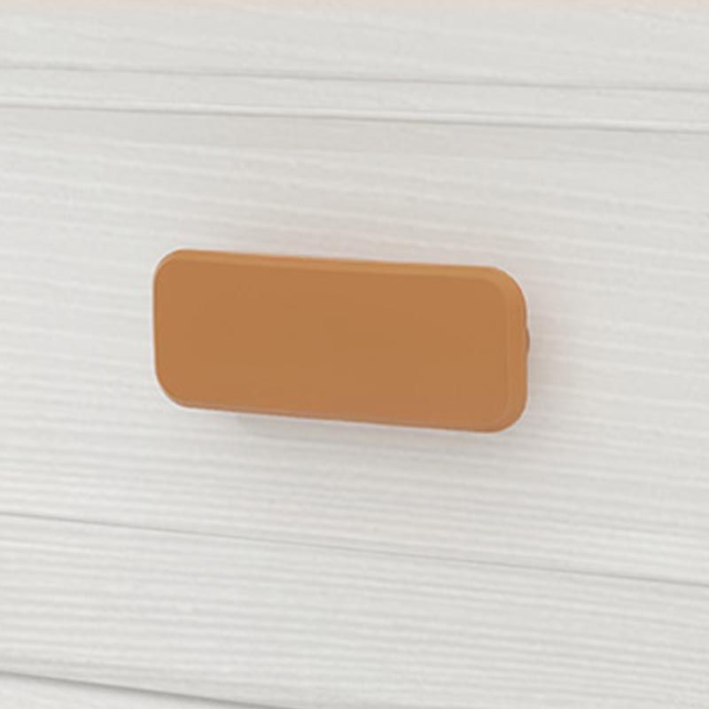 White Plastic Wardrobe Armoire with Legs Contemporary Wardrobe Closet