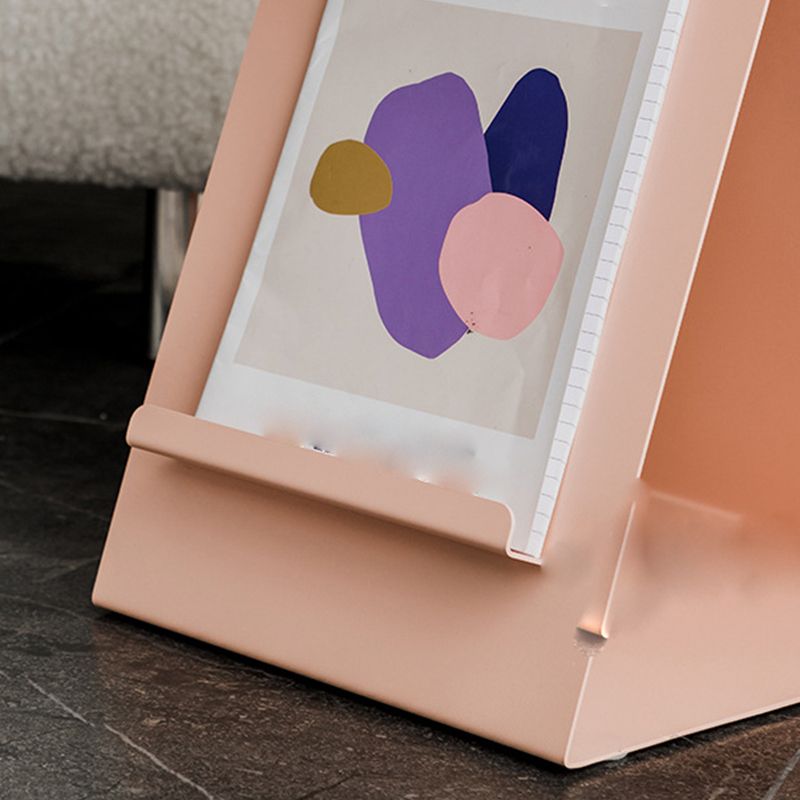 Mid-Century Abstract End Table Metal Round Side End Table for Living Room