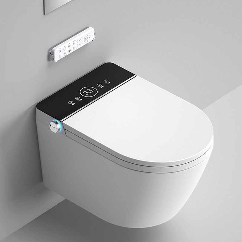 Modern 1-Piece Toilet Bowl In-Wall Urine Toilet with Seat for Washroom