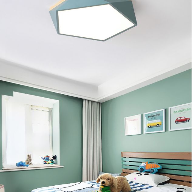 Pentagon inbouwverlichting moderne stijl metalen LED slaapkamer inbouw plafondlamp