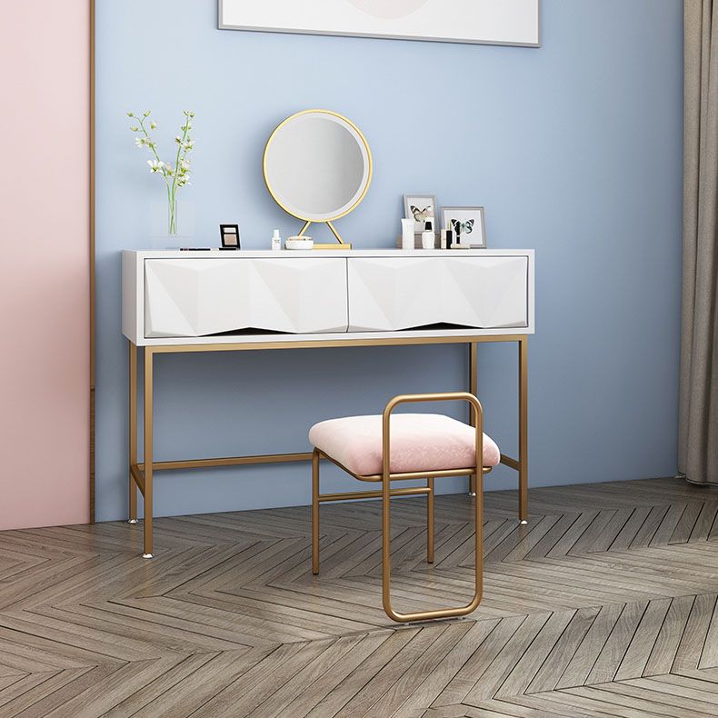 Glam Velvet Armless Dining Chairs Metal Dining Chairs for Home Use