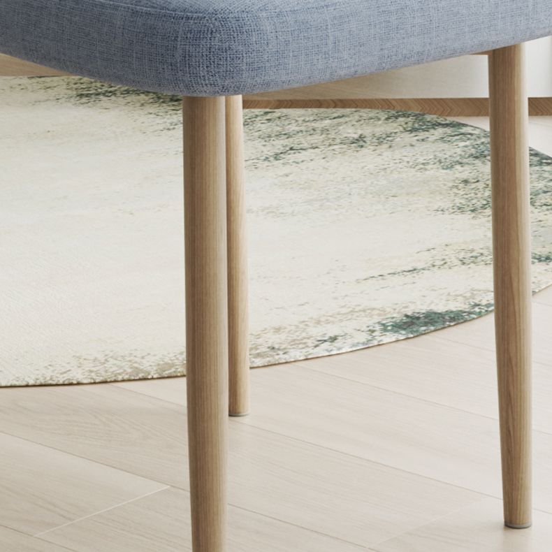 Fabric Dining Side Chairs Glam Style Parsons Chair of 16'' Wide for Kitchen