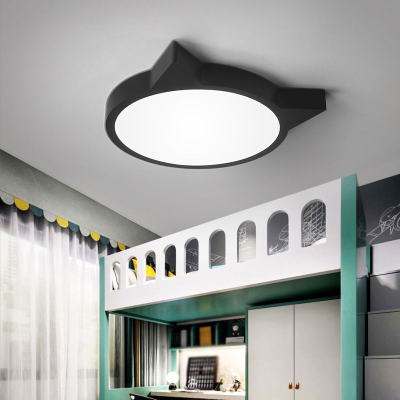 Nordic Simple Ceiling Light Metal LED Flush Mount Lighting for Bedroom