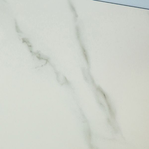 Glam White Stone Bar Dining Table Gold Iron Double Pedestal Bistro Table with Shelve