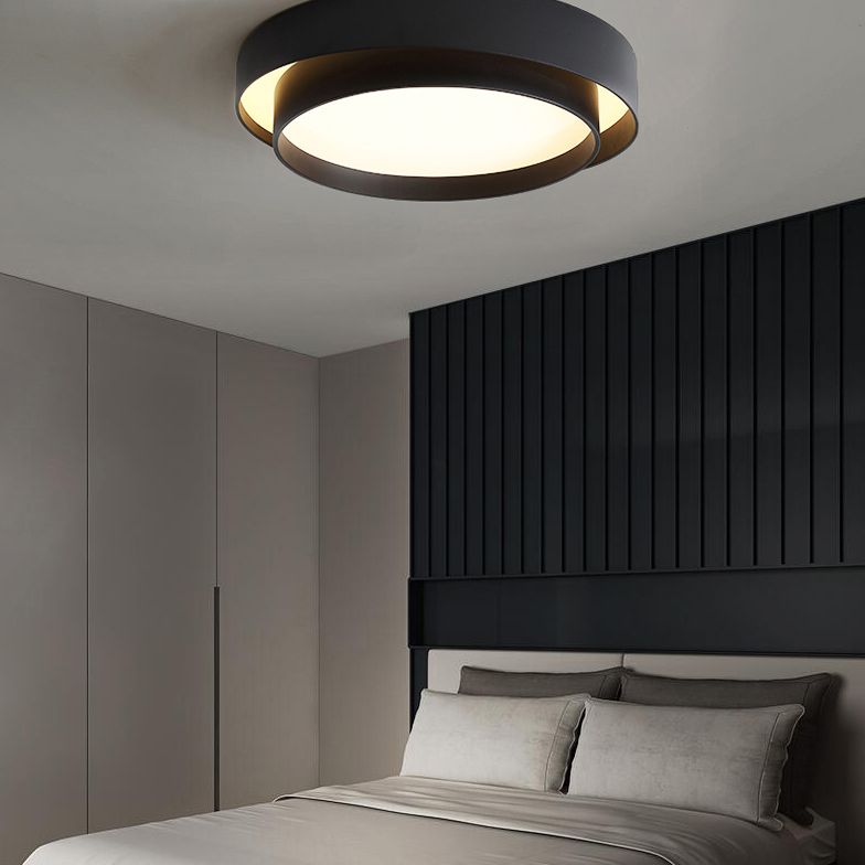 Ronde inbouw plafondlamp Moderne stijl LED metalen plafondlamp