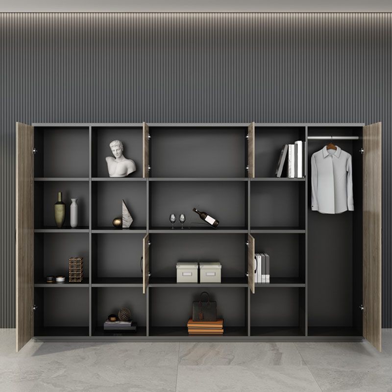 Storage Contemporary File Cabinet Engineered Wood Vertical Filing Cabinet