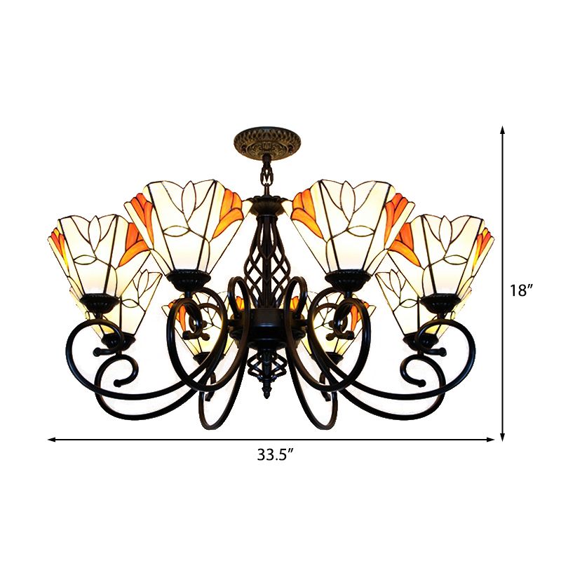 Magnolia Hanging Light con catena metallica LOGGO MULI LIGHTE PENDANTI SPENDANTE PER IL SOGGIO