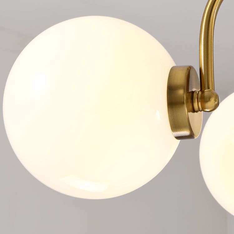 American Style Globe Pendant Chandelier Light Glass Chandelier for Living Room