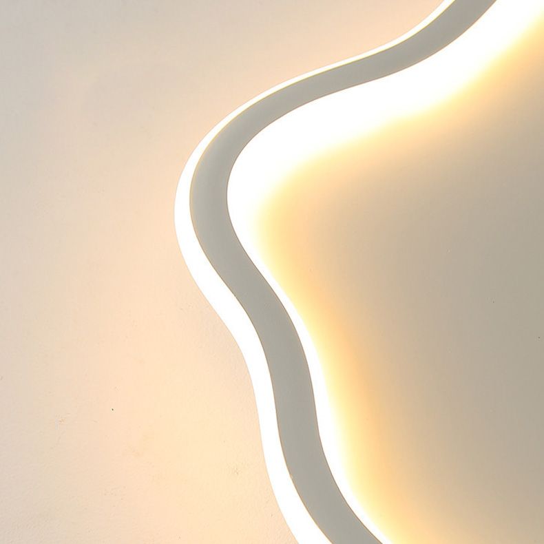 Moderne minimalistische Cloud LED inbouw smeedijzeren plafondarmatuur met acryl kap