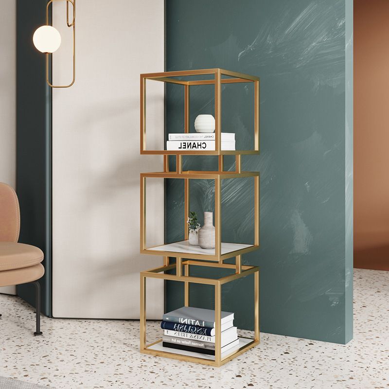 11.81"W Bookshelf Contemporary Style Open Back Bookcase for Home Office