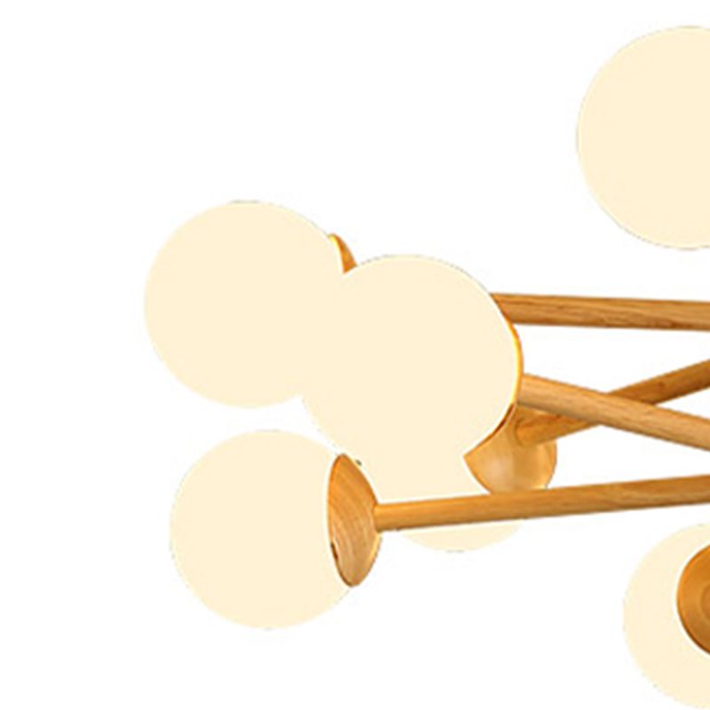 Creative Simplicity Wooden Pendant Lighting for Drawing Room Coffee Shop