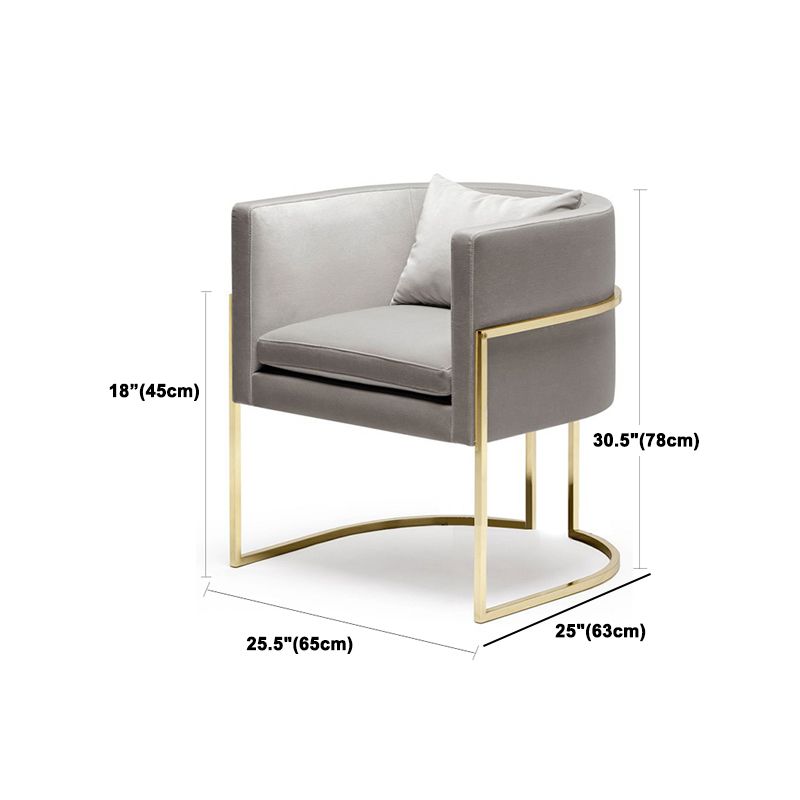 Glam Style Sintered Stone Dining Set Round 1/5 Pieces Dining Table Set for Home Use