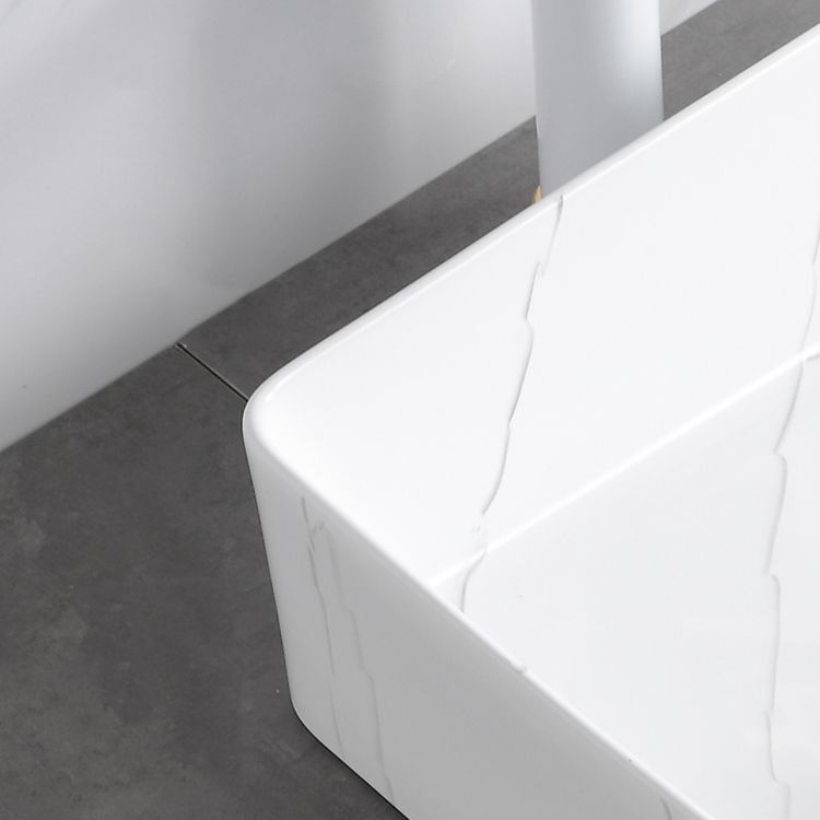 Classic Style Bathroom Sink Stainless Steel Dirt Resistant Bathroom Sink