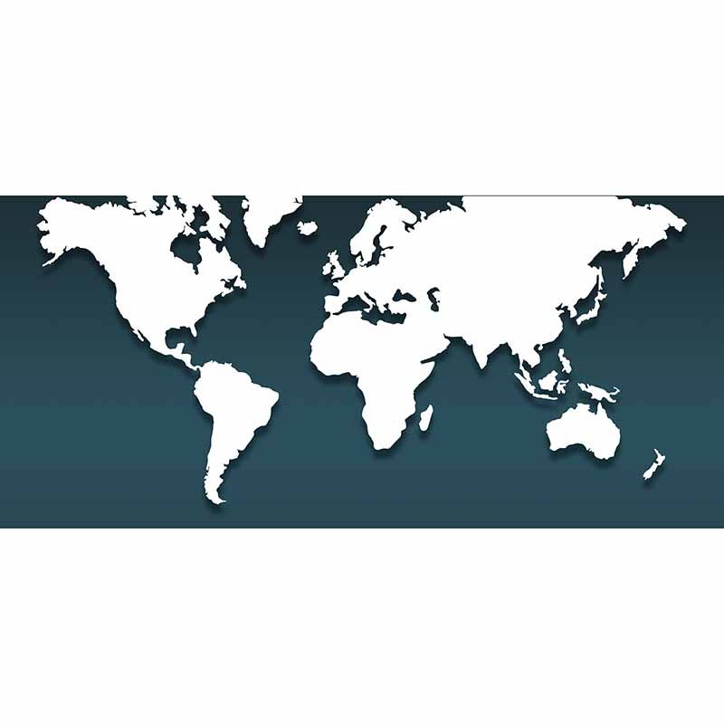 Illustration Wall Mural Wallpaper Map Sitting Room Wall Mural