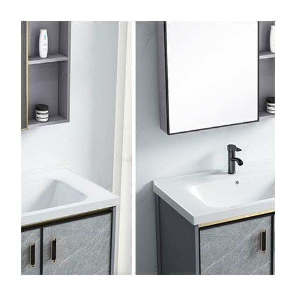 Modern Bathroom Sink Vanity Freestanding Faucet Included Bathroom Vanity Set