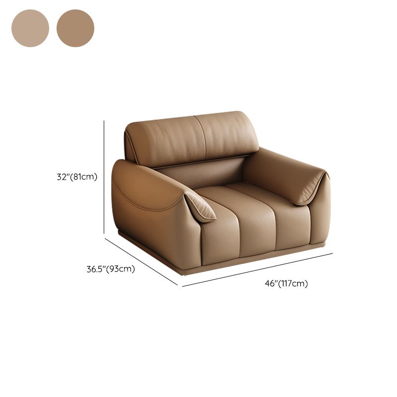Contemporary Sectional with Pillow Top Arm Living Room Sectional sofa