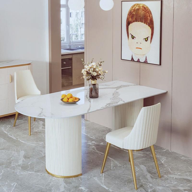 Modern 1/2/3/5 Pcs Dining Chairs Set Sintered Stone Dining Room Set