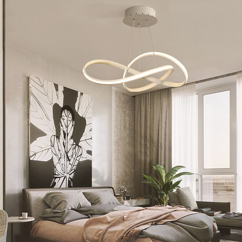 Cirkel hangende licht moderne stijl metalen led hangende verlichtingsarmaturen voor eetkamer woonkamer
