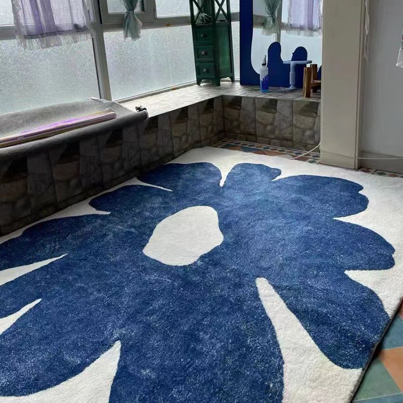 Nordic Area Rug Simple Rug Polyester Non-Slip Area Rug for Home Decoration