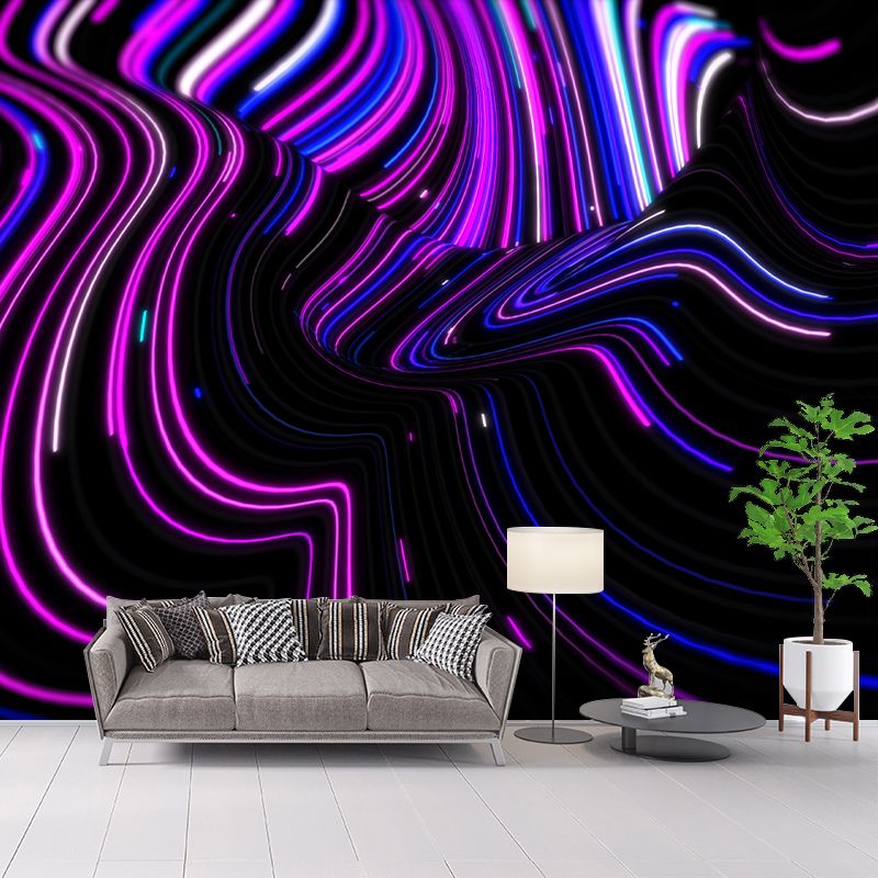 Environment Friendly Wall Mural Wallpaper Abstract Geometry Sitting Room Wall Mural