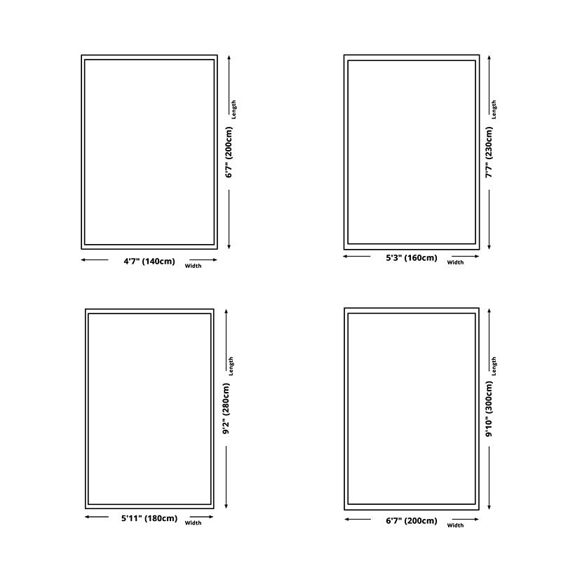 Grey Modern Rug Polyester Graphic Indoor Rug Non-Slip Backing Rug for Living Room