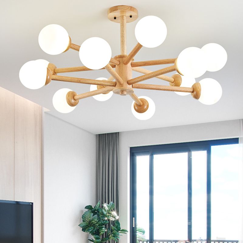 Simplicidad moderna Sphere Chandelier Lights Lights Lights Lights Pends Pends para sala de estar