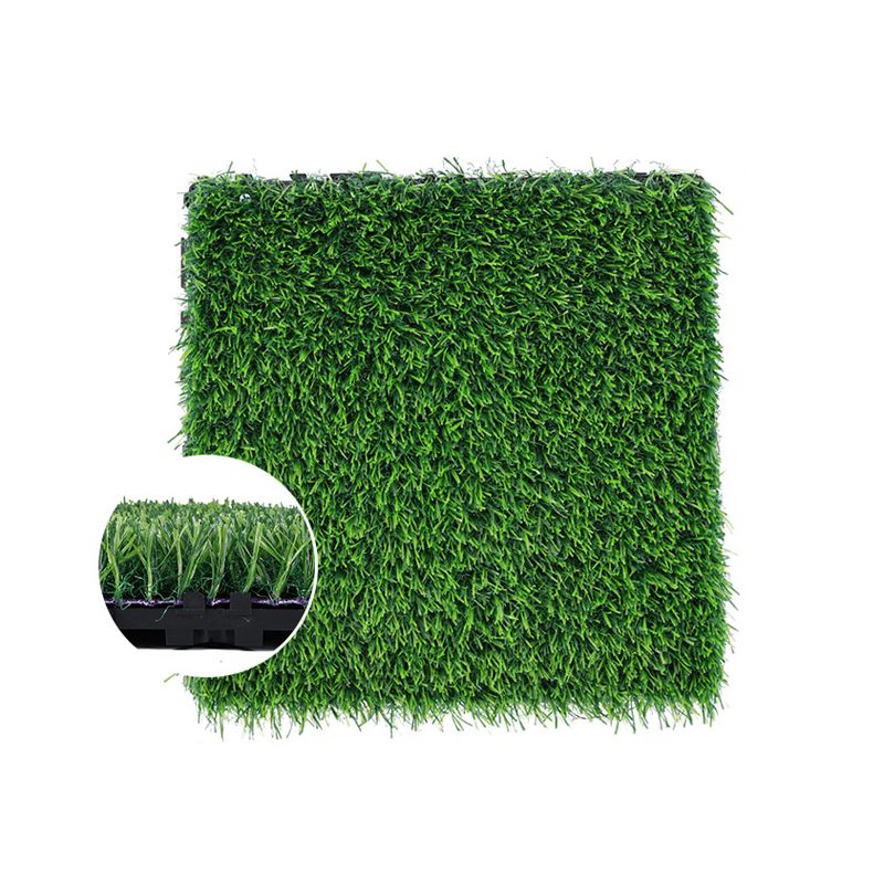 Outdoor Deck Tiles Striped Detail Composite Snapping Wooden Deck Tiles