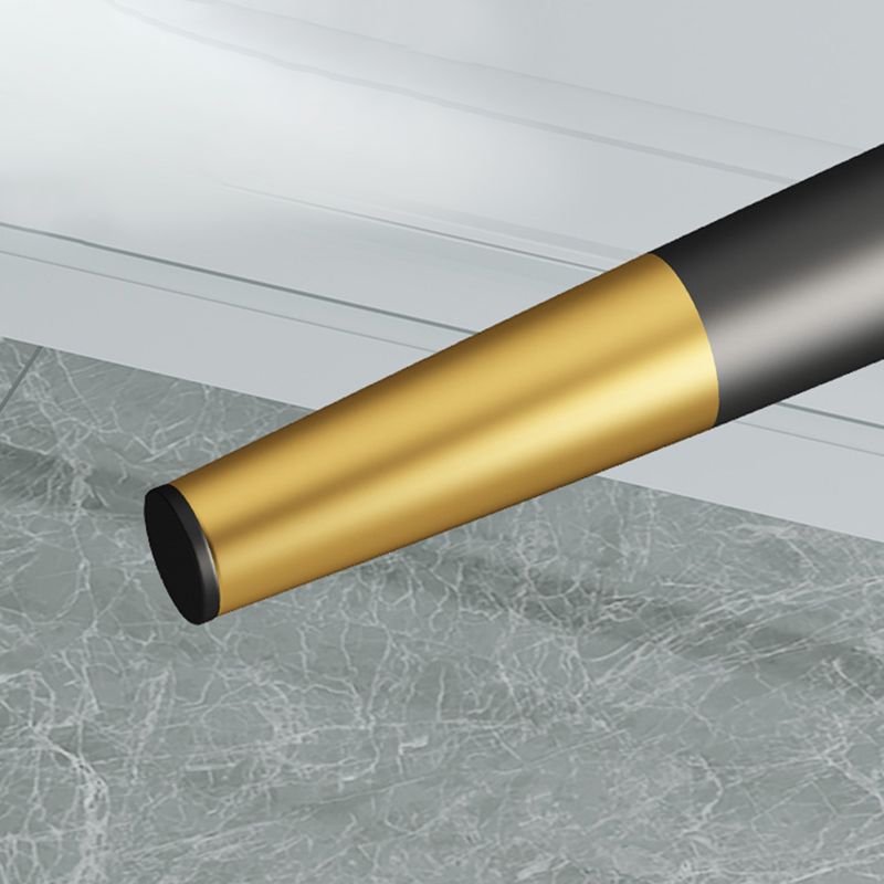 Contemporary Kitchen Armless Chairs Wingback Side Side Chair with Metal Legs