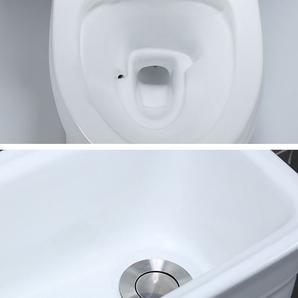 Floor Mounted Toilet One-Piece Toilet Modern Siphon Jet Flush Toilet