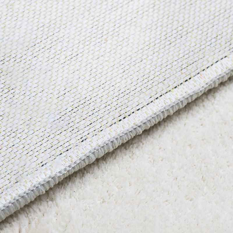 Tapis gris pure de couleur polyester tapis de gueule de soins de soins faciles pour la décoration intérieure