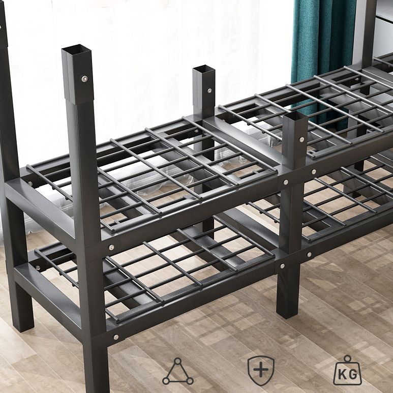 Foldable Freestanding Wardrobe Metal Frame Wardrobe with Casters